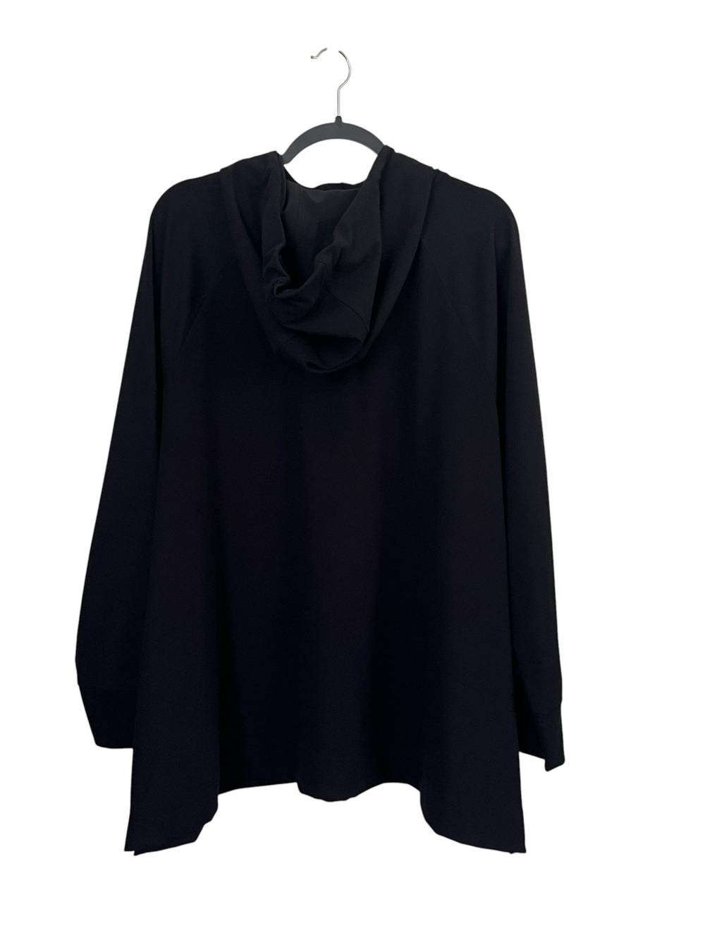 Athleta Glacier Handkerchief Poncho Hoodie Side Snap XL - Picture 4 of 10